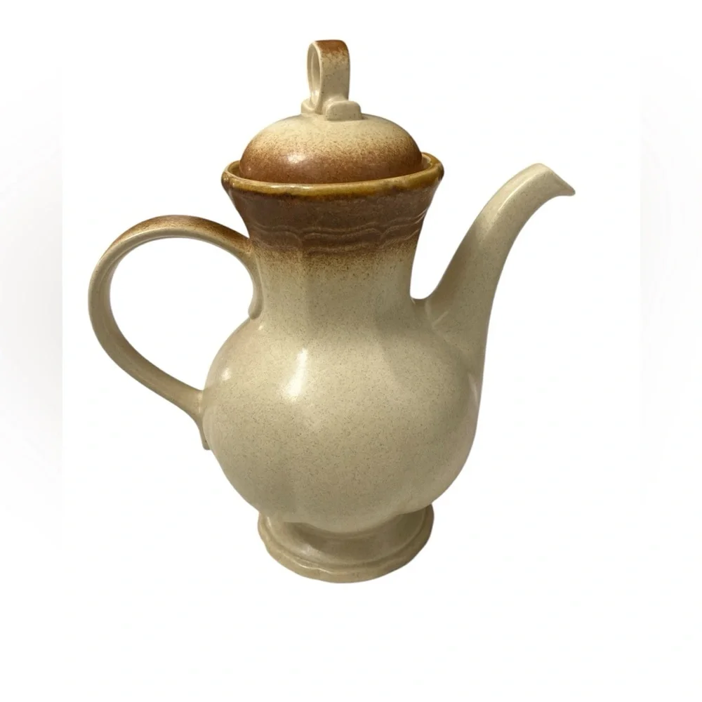 Mikasa WHOLE WHEAT E8000 Coffee Tea Pot w/Lid